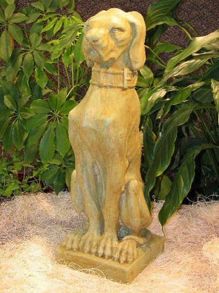 Gargoyle and Griffins Cast Stone Hound Sculpture Cement Statue